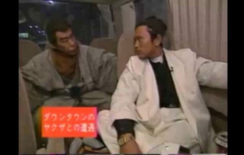 Hamada and Shofukutei tell their yakuza stories