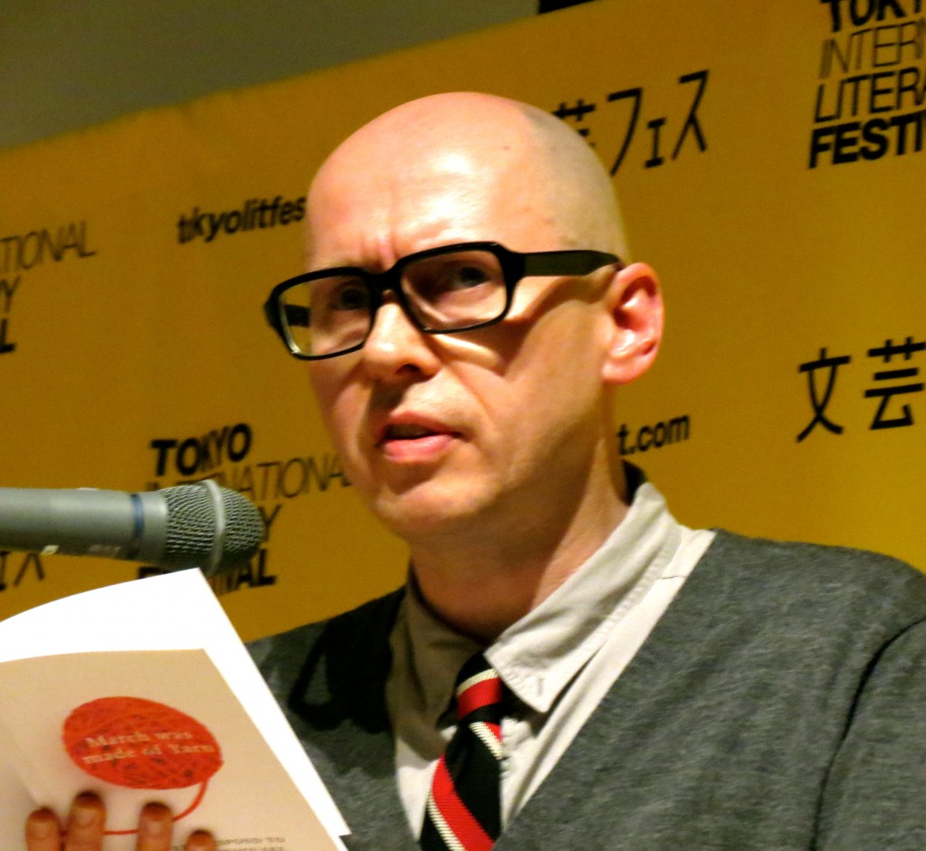 David Peace, author of "Tokyo Trilogy," a well research Post War Japan crime fiction