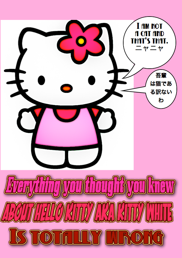 Hello Kitty isn’t a cat?