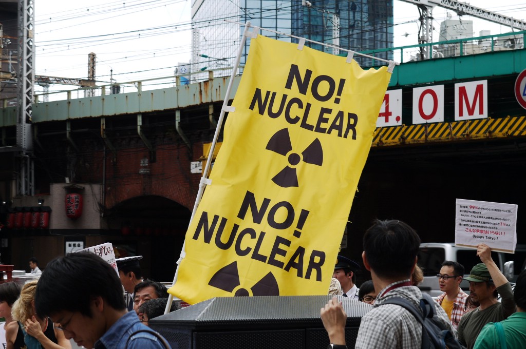 anti-nuclear signs were among the most numerous
