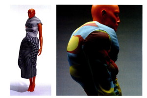 Rei Kawakubo's works for Comme des Garcons, Spring/Summer 1997. Her work is extensively featured in the Future Beauty: 30 Years of Japanese Fashion exhibit and book.