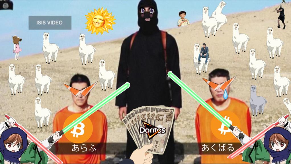 ISIS: all about the money. One of many photoshopped photos ridiculing the group. 